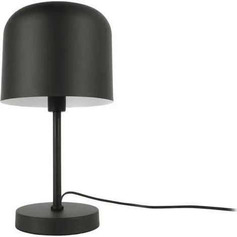 Atmosphera Capa lampada da tavolo nero opaco 39,5 cm
