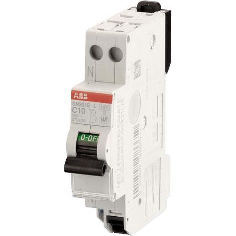 Disjoncteur Ph+N raccordement Rapide 1A-4,5Ka 2CSS245202R0014 ABB 470427 (1/2)