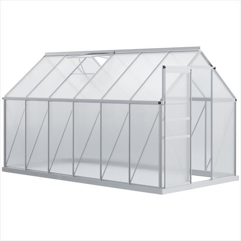 Serre de jardin Accès aisé à la en aluminium et polycarbonate de (1/5)