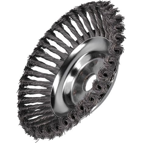 Universeller 20 cm (8 Zoll) Stahldraht-Unkrautbürstenkopf für Rasenmäher (1/5)