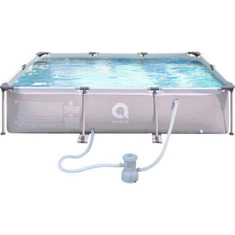 Piscine avenli frame pool dimensions 300x207 cm pompe filtrante (1/3)