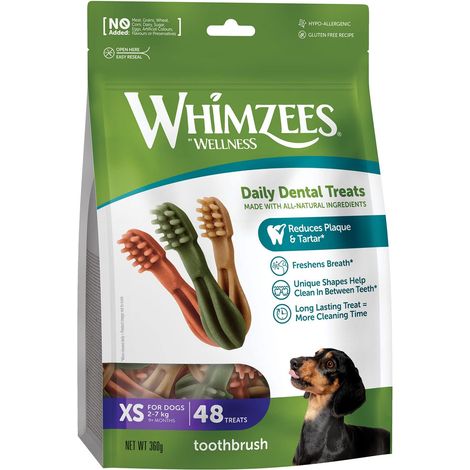 Whimzees Brush Pre Pack 70mm - xsml - 65154 (1/5)