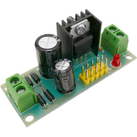 BeMatik - Alimentation DC-DC de 7.5V-20V à 5V avec convertisseur et régulateur LM7805 L7805 DW-0717 (1/4)