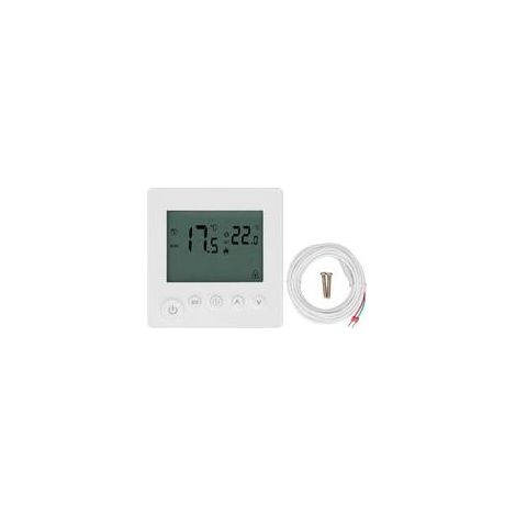 Thermostat intelligent 4500 W pour chauffe-eau – commande tactile, tension universelle 90–240 V AC, couleur blanc, usage maison/bureau/hôtel (1/5)