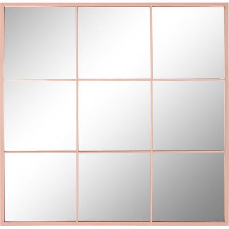 Miroir fenêtre esprit scandinave rose poudré déco pastel - Rose poudré pastel (1/4)