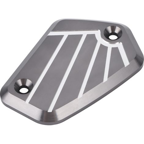 Bouchon de réservoir de liquide de frein avant avec protection en alliage d'aluminium, compatible avec Honda CB1000R 2019-2020 (titane) (1/5)