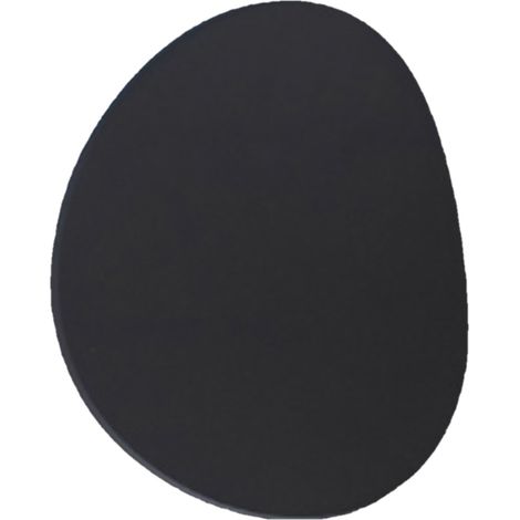 Ortviai Applique murale ronde LED 7 W, design minimaliste, étanche, noir, facile à installer (1/5)