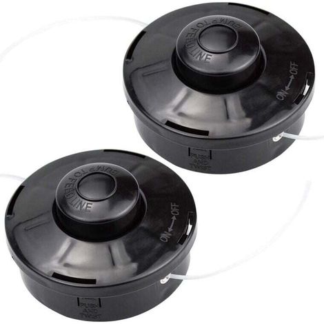 Set mit 2 universellen Nylon-Freischneiderköpfen Ø12 cm – 2,4 mm x 2 m Faden – M10 x 1,25, für Benzin-Freischneider (1/4)