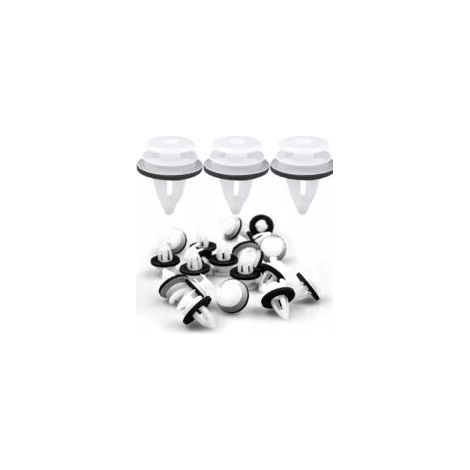 100 Pcs Universal Car Clips, Car Fastening Clips, Plastic Rivet Tools, Bodywork Staples for Bumpers, Car Doors, Fender Push Replacement Kit