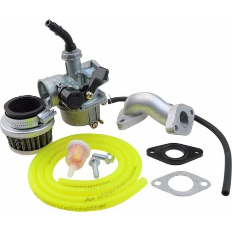 VURAHOME - Carburateur PZ19 avec filtre à air kit de reconstruction de carburateur remplacement 50cc 110cc 125cc cyclomoteur ATV jaune (1/5)