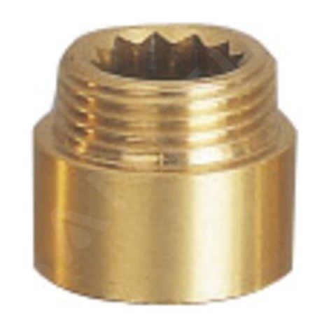 Rallonge de tuyau mâle 1/2"x15mm, laiton (1/2)