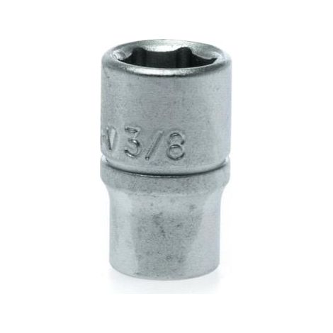 Vaso de 6 puntos en pulgadas con vástago de 1/4"" 3/8""
