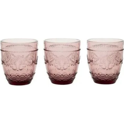 Set de 3 verres Noblesse violet 300 cc