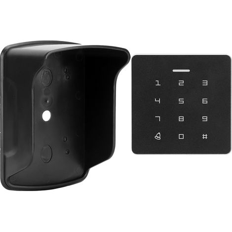 Serrure de porte à code RFID avec clavier et boîtier de contrôle d'accès A2, couvercle étanche et 10 étiquettes incluses. (1/5)