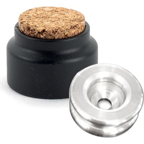 Kit de Fixation : Rondelle multi-matériaux Alu + Butée de porte Noir - L'Attachante (1/5)