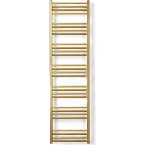 Sèche-serviette électrique doré de 1620mm de haut et 580mm de large - 800 Watt - FIO1620/580E1BRA