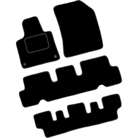 Citroën C4 Picasso II, version 7 places, années 13 à 18. Tapis de sol en velours pour voiture B (1/5)