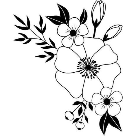 Tampon bois 'Artemio - Happy Spring' Coin fleur
