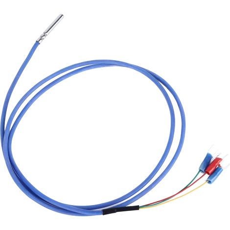 Sonde de température RTD PT100 étanche, 4x30x1000 mm, câble PTFE argenté, acier inoxydable (1/5)