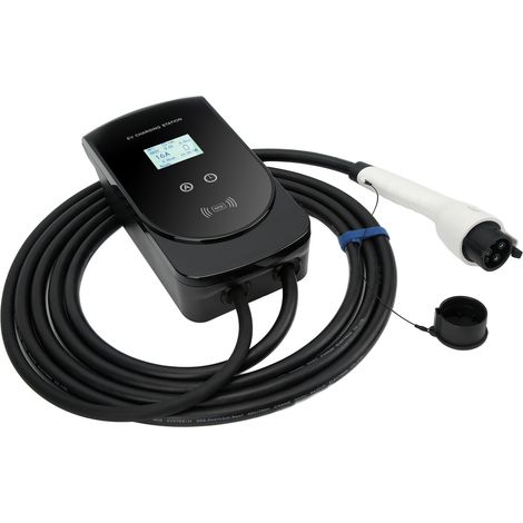 Chargeur Voiture Électrique 240V Type1 Niveau 2, Câble EV 3,5KW 16A Réglable, Écran LCD 2,8 Pouces, Certifié CE TUV (1/5)