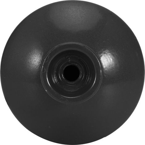 Lot de 4 poignées rondes en alliage de zinc à un trou pour placard de cuisine/penderie, noir 388 (1/5)