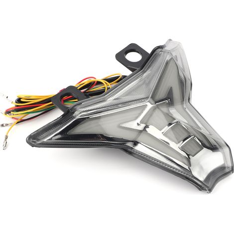Feu arrière LED moto verre fumé compatible Kawasaki Z1000/Ninja ZX10R/ZX10RR/400 (1/5)