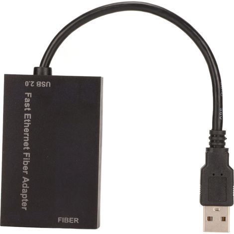 Adaptateur serveur Ethernet 100M, mode économie d'énergie, port USB 2.0, port optique unique, adaptateur SFP pour ordinateurs de bureau (1/4)