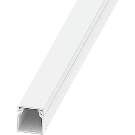 Mini Canaleta Eléctrica Adhesiva para Mecanismos 15x17 (2 Metros)  Blanco   IluminaShop