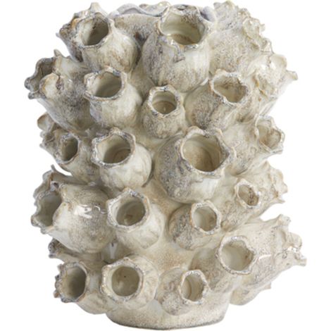 Light & Living KEIKI Vase Keramik sandfarben – 26,5x25x31,5 cm