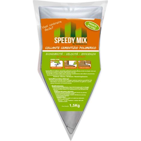 speedy mix - malta polimerica pronta all' uso - 1,5 kg.