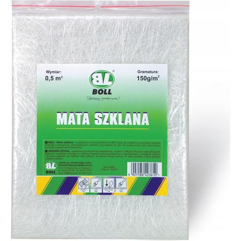 Tappetino in fibra di vetro, spessore 0,5 m2, grammatura 450 g/m2 (1/5)