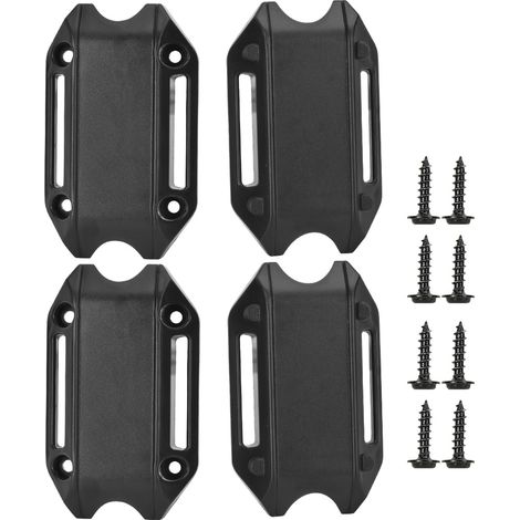 Paraurti per moto Qiilu, blocco motore per la protezione del motore della moto, protezione paraurti 25 mm (nero) (1/5)
