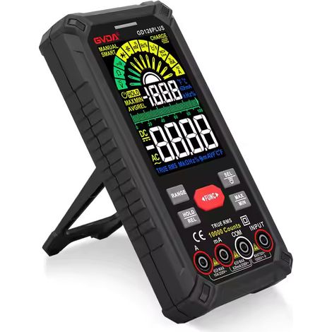 GVDA GD128 Plus Digital Multimeter with Smart Measure and Color LCD Black Plus
