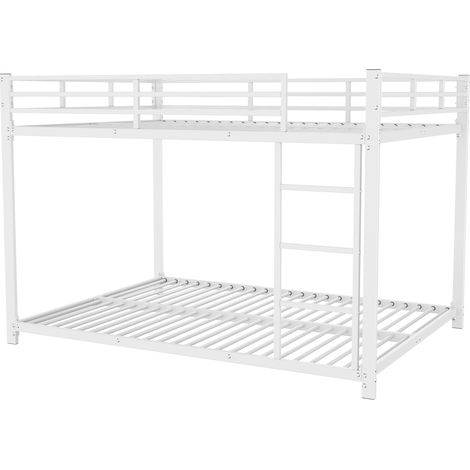 Weißes Metall-Kinder-Etagenbett 140 x 200 cm (1/5)