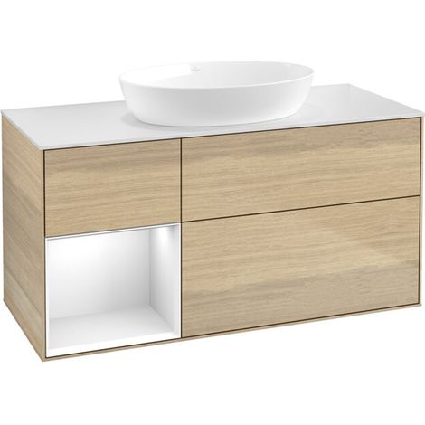 Villeroy & Boch FA61GFPC meuble sous-lavabo Finion FA6 (1/2)