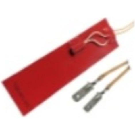 Resistencia silicona 210x58 mm c/ termostato 100W 130º