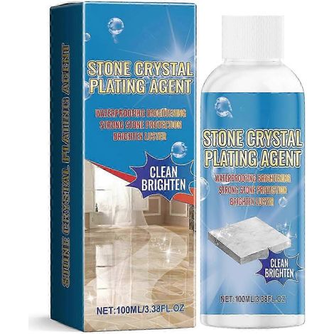 Agent de placage pour pierre et cristal, réparateur de rayures, nettoyant, détachant et éclaircissant 100 ml (1/5)
