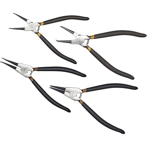 Pince circlips extérieur becs coudés AMPRO T73334 - Ce produit de marque AMPRO est neuf.