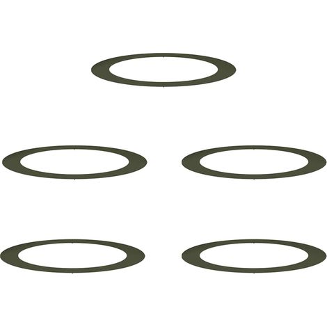 Maison Exclusive - adatto per Anelli d'Albero Piatto 5 pcs Oliver verde Ø90 / 120 cm