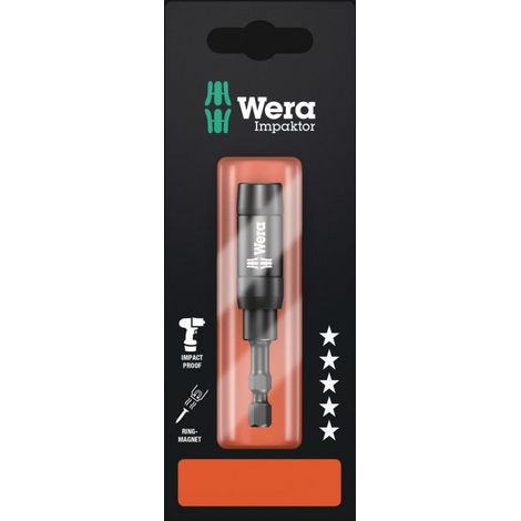 Wera 897/4 Imp R Schnellwechselbithalter 75 mm 1/4" (6.3 mm)