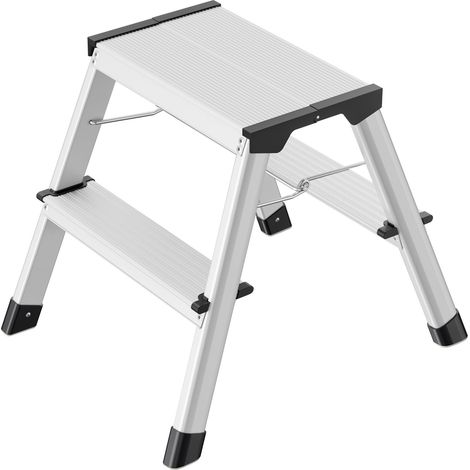 Hailo D60 StandardLine, Aluminium-Trittleiter, 2x2 Stufen