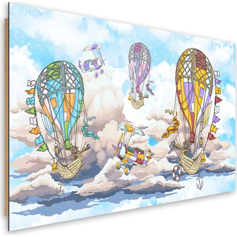 Quadro deco panel, Palloncini d'aria colorate - 100x70 (1/5)