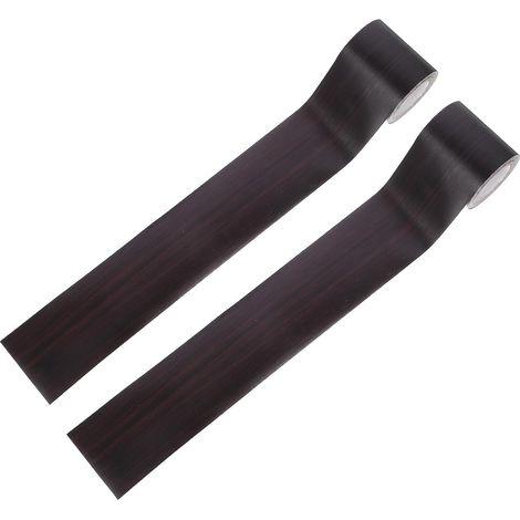 Selbstklebende Wandaufkleber in 2 Rollen aus schwarzem PVC