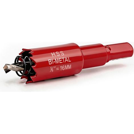 Scie Cloche Bois 16mm, HSS M42 Universelle Bi-Métal Scies-cloches Placo (1/5)