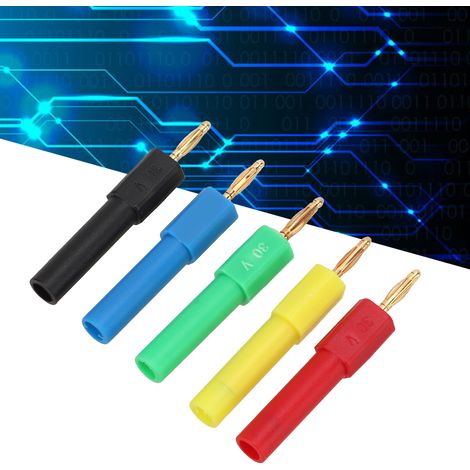 Adapter für rote, schwarze, gelbe, blaue und grüne Drähte (in Sets erhältlich) J.20011 2 mm Stecker auf 4 mm Buchse Adapter (1/5)