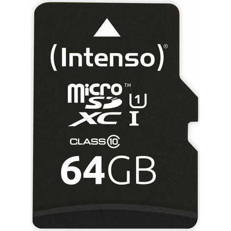 INTENSO MicroSDXC Card 3423490, UHS-I, 64 GB