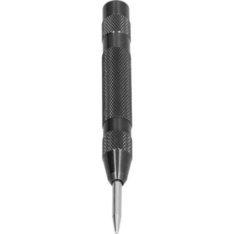 Poinçon automatique centreur en acier trempé, pointe amovible, réglage de force, outil de marquage noir (1/5)