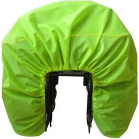 Housse de Pluie Vélo - Imperméable Ultralégère Pliable - Protection Sacs Arrière Vélo - Noir - 1 Pièce (1/5)