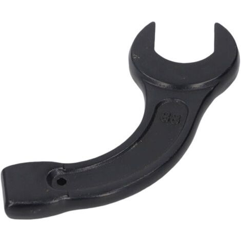 Clé à tarauder ouverte, usinée avec précision, en acier à haute teneur en carbone traité thermiquement, robuste, à une seule tête, 38 mm / 1,5 po (1/4)