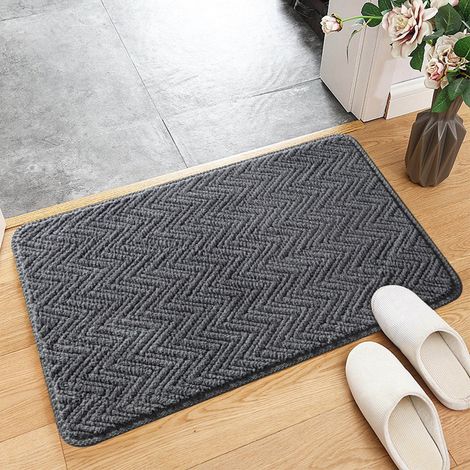 Tapis De Sol - Plush - 40 X 60 Cm - Absorbant Et Anti-dérapant - Pour Salle De Bain Cuisine Chambre Séjour - 1 Pièce (1/5)